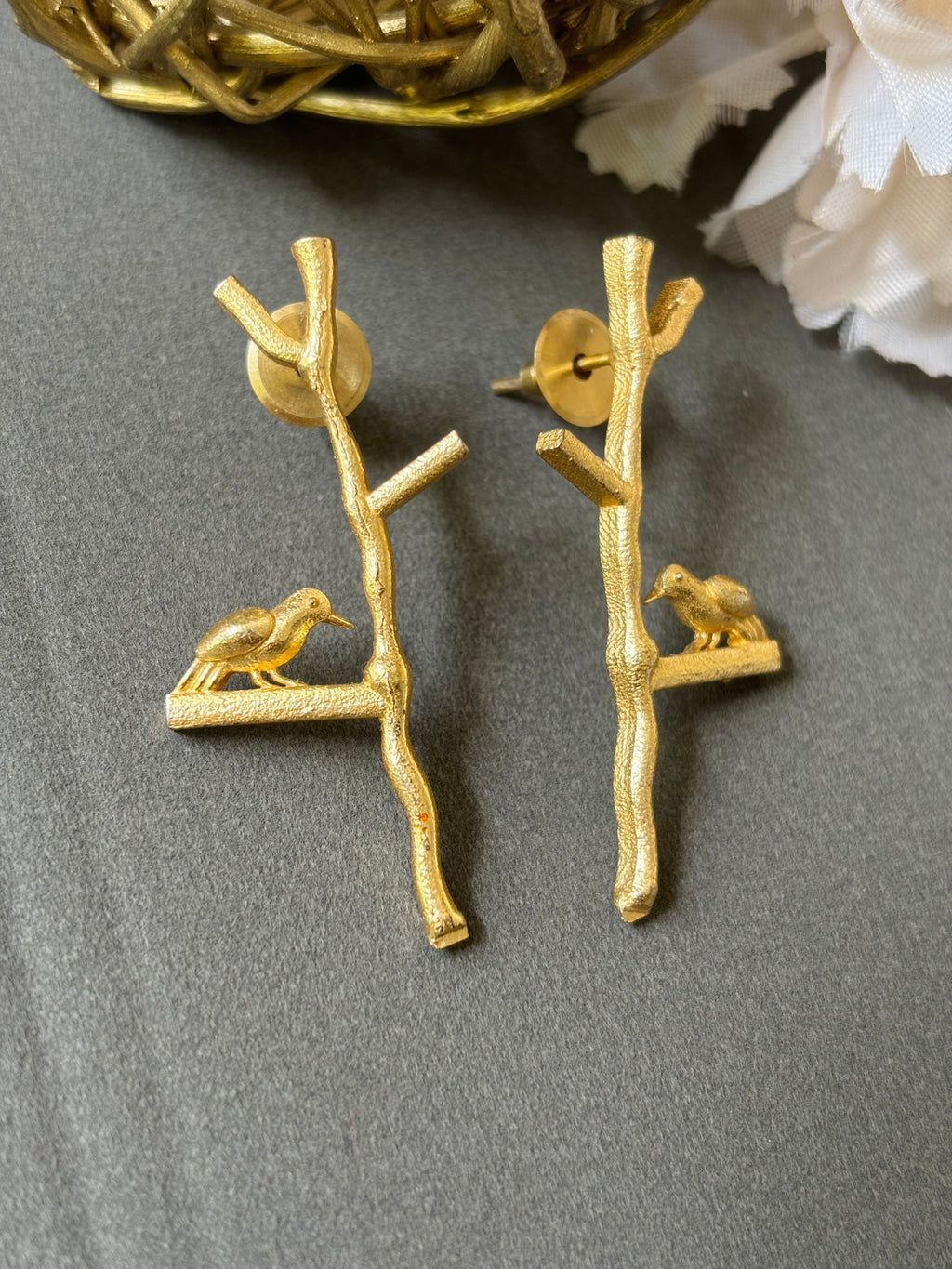 Bird Stem Earring