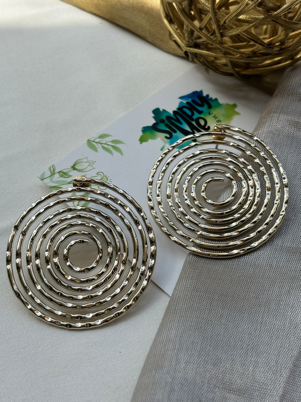 Dazzling Concentric Earring