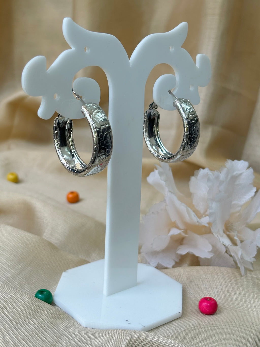 Silver Mini Hoop Earring