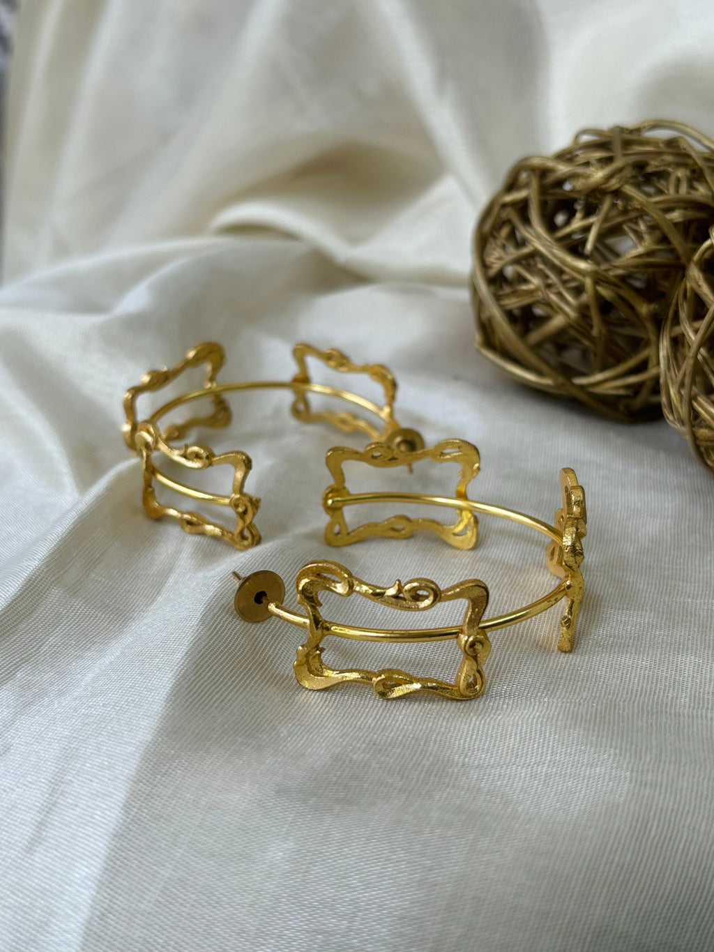 Premium Brass Hoop Earring