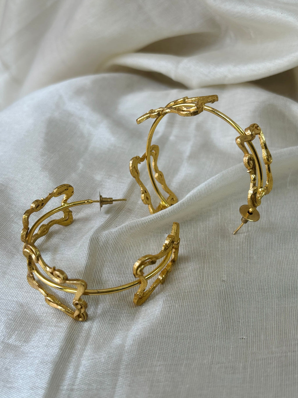 Premium Brass Hoop Earring