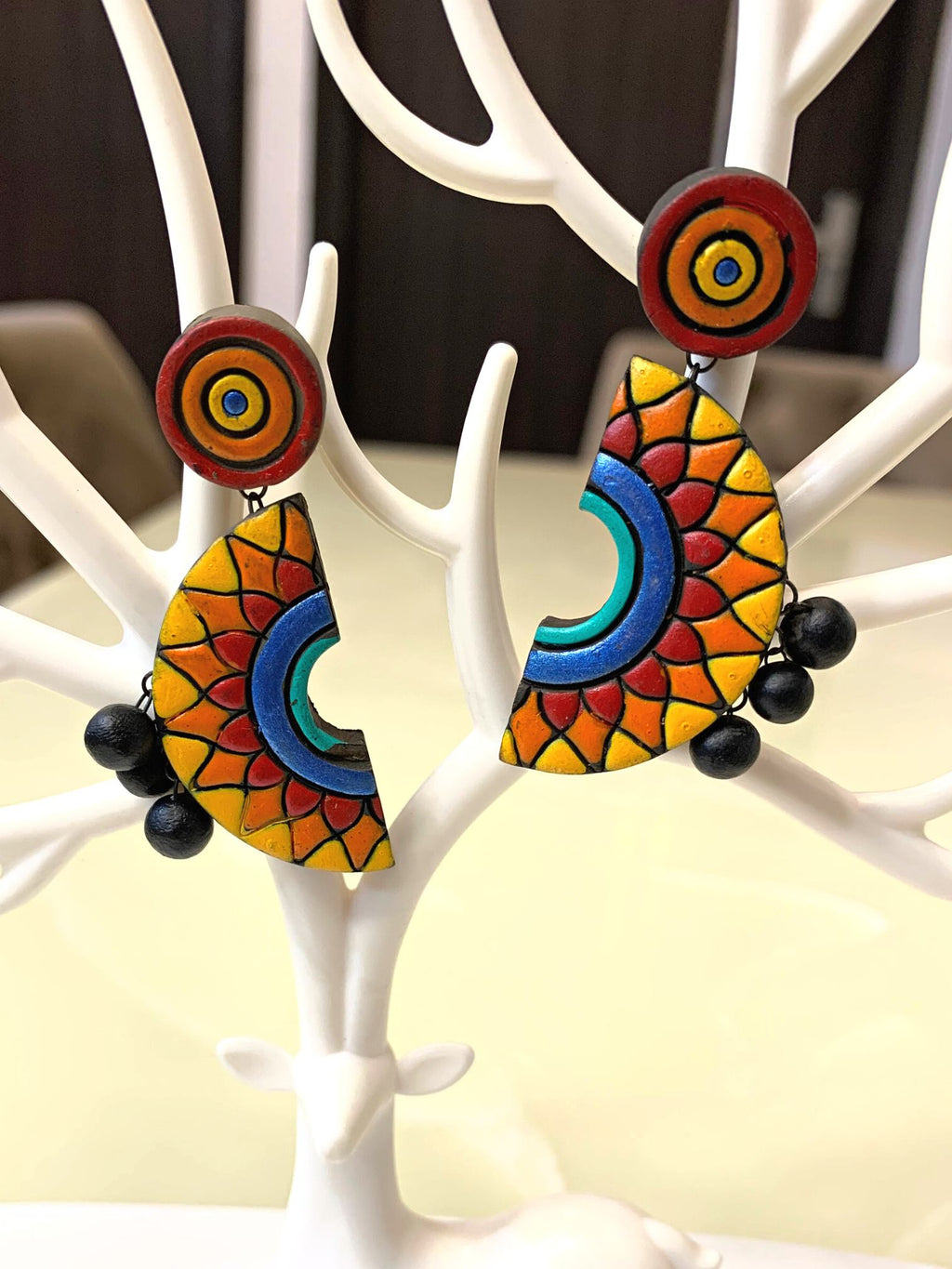 Roshni Terracotta Earrings