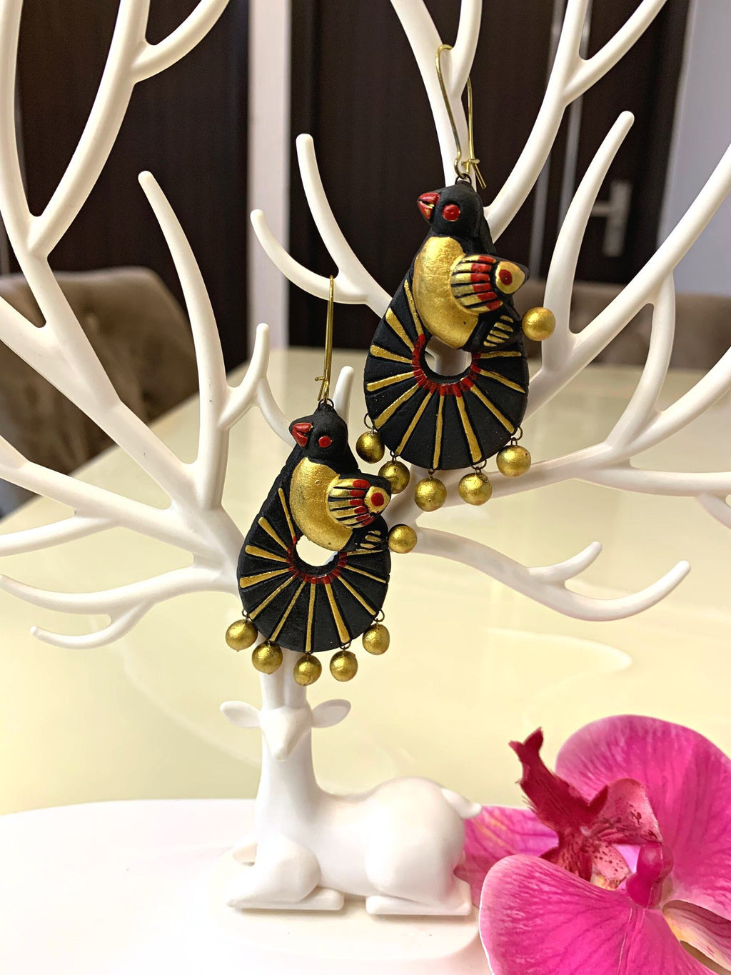 Pakhi  Terracotta Earrings