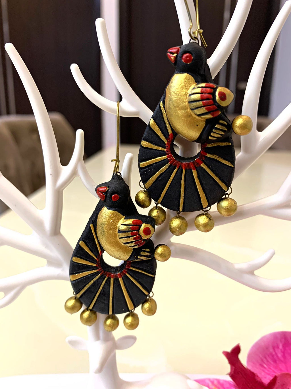 Pakhi  Terracotta Earrings