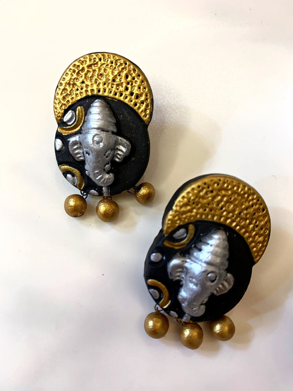 Gajanan Terracotta Earrings